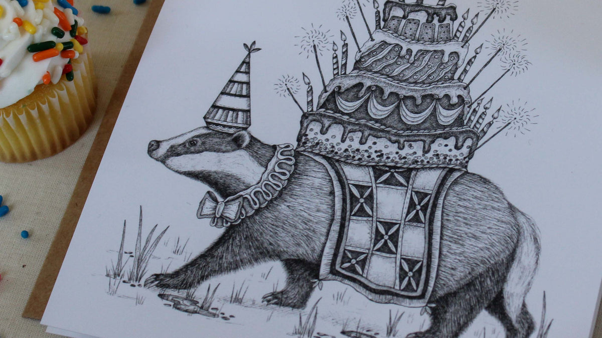 Cake, candles, and a Badger?