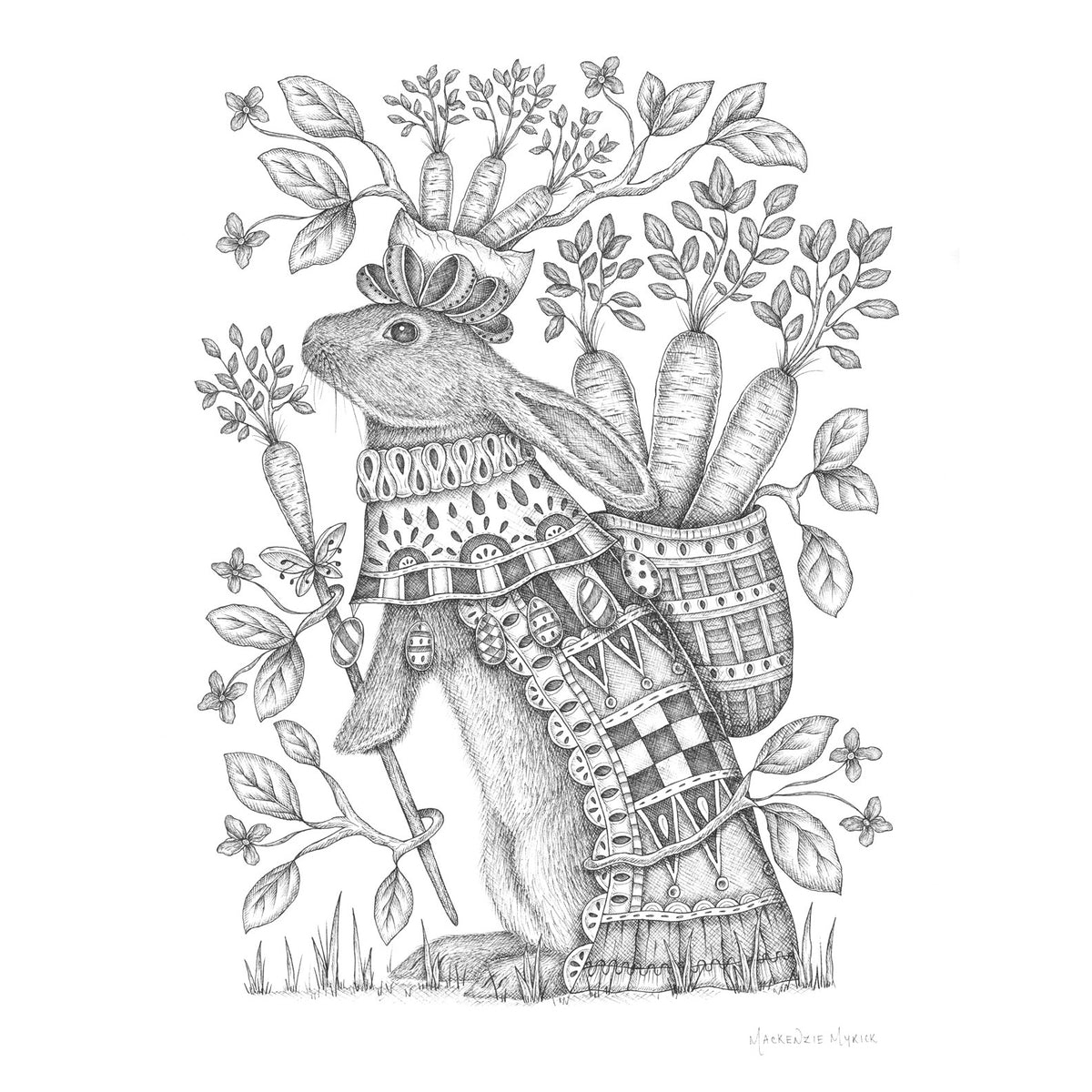 The Easter Parade Rabbit – Mackenzie Myrick Studio